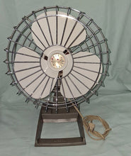 Load image into Gallery viewer, Vintage Kenmore Sears Model 135.60052 2-Speed Oscillating Desk Fan
