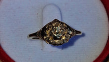 Load image into Gallery viewer, PANDORA Game of Thrones House Lannister Lion Ring Gold Tone ALE MET 54 Size 7
