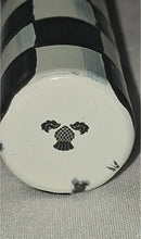 Load image into Gallery viewer, Mackenzie-Childs Courtly Check Stainless Steel Scoop Spoon Utensil Black White
