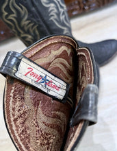 Load image into Gallery viewer, Vintage Tony Lama Black Bull Neck Western Cowboy Rare Boots Size 8
