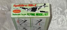 Load image into Gallery viewer, Guillow's Supermarine Spitfire Mk-I Kit 504 Flying Model Kit Sealed Balsa 1976

