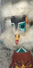Load image into Gallery viewer, Vintage Native American Style Kachina Doll Wood Carved Fur Figure Signed
