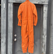 Load image into Gallery viewer, USAF USN 1971 CPU-28/P Flying Flight Suit Orange Vietnam Era Coverall 40R
