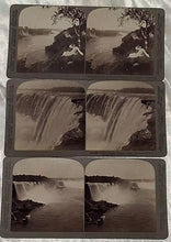 Load image into Gallery viewer, Set of 14 Antique STEREO-VIEW Cards Of Niagara Falls New York
