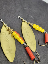 Load image into Gallery viewer, Vintage Pair Of Mepps Aglia Red Original French Spinner New
