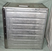 Load image into Gallery viewer, Korita Aviation Aluminum Aircraft Galley Catering Container Storage Box Blue
