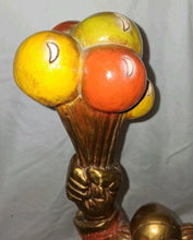 Load image into Gallery viewer, Vintage 1976 Progressive Art Products Circus Clown Figurine Balloons Dog Plaster
