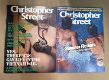 Load image into Gallery viewer, Lot of 2 Christopher Street-Magazine - Gay Interest 1981, Aug/Sept/Oct
