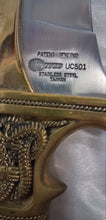 Load image into Gallery viewer, Nib Indiana Jones 1989 Khyber 24" Stainless Steel Bowie Knife with Box
