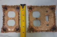 Load image into Gallery viewer, Vintage 1970 Florenza of California Gold Gilt Wall Outlet &amp; Switch Plate Covers
