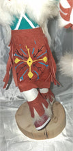 Load image into Gallery viewer, Vintage Native American Style Kachina Doll Wood Carved Fur Figure Signed
