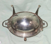 Load image into Gallery viewer, James Dixon &amp; Sons of Sheffield, England Revolving Covered Breakfast Dish Warmer
