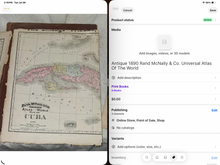 Load image into Gallery viewer, Antique 1890 Rand McNally &amp; Co. Universal Atlas Of The World
