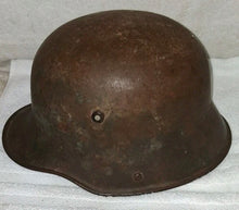 Load image into Gallery viewer, Original WWI Imperial German Army M1916 Helmet Marked ET66
