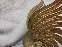 Load image into Gallery viewer, Vintage Brass Fighting Rooster Figurines/Bookends Made in Japan
