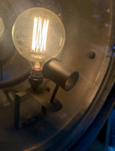 Load image into Gallery viewer, Vintage Industrial Searchlight Floor Lamp Tripod Spotlight Theater Light 72”
