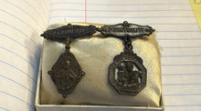 Load image into Gallery viewer, Pair Of Antique Catholic School, Or Parish Merit Awards For Punctuality
