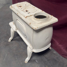Load image into Gallery viewer, Vintage Atlanta Stove No 2 White Cast Iron Wood Laundry Box Stove
