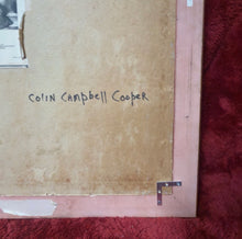 Load image into Gallery viewer, Original Colin Campbell Cooper Interior Church Nativity Bethlehem c1890 Painting
