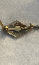 Load image into Gallery viewer, WWII US Navy Chained Vintage Sterling Silver Sweetheart Pin
