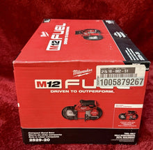 Load image into Gallery viewer, Milwaukee M12 FUEL 2529-20 Compact Band Saw Tool Only New Unopened Box
