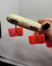 Load image into Gallery viewer, Vtg Pair Of HEDDON LUCKY 13 FROG PLASTIC FISHING LURE

