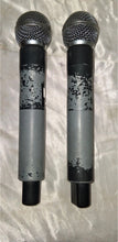 Load image into Gallery viewer, Dual Wireless Handheld Microphone System 2 Mics Antennas Case Cable
