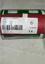 Load image into Gallery viewer, Ritza 25 Tiger Braided Thread 1.2mm Red Waxed Polyester 500m Julius Koch NEW
