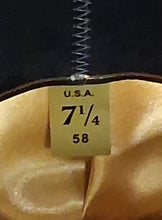 Load image into Gallery viewer, West Point 6X Black Cowboy Hat Size 7 1/4 (58) Buffalo Felt Western Hat USA
