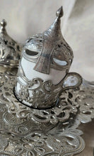 Load image into Gallery viewer, 9 Pcs SENA Turkish Greek Arabic Coffee Set / Sugar Bowl Tray &amp; Coffee Cups
