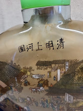 Load image into Gallery viewer, Antique Giant Chinese Reverse Glass Painted Snuff Bottle Signed!!
