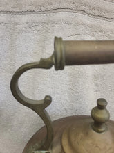 Load image into Gallery viewer, Antique Copper English Tea Kettle Pot Brass Knob Goose Neck (bra1019)
