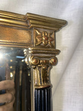 Load image into Gallery viewer, #104 Antique Style Ornate Gold And Black Mirror 39.5” X 27.5”

