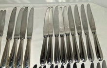 Load image into Gallery viewer, Christofle Perles Acier Flatware Set France 178 Pieces w Christofle Storage Case
