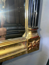 Load image into Gallery viewer, #104 Antique Style Ornate Gold And Black Mirror 39.5” X 27.5”
