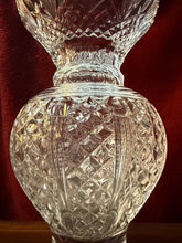 Load image into Gallery viewer, RARE Waterford Master Cutter Crystal Vase 13.25” Fan &amp; Wedge New w/Box (Half)
