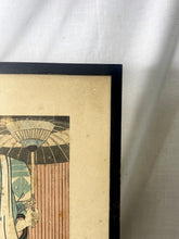 Load image into Gallery viewer, Japanese Vintage Woodblock Print UKIYO-E ca.1840s TOKOYUNI III Samurai Studies C
