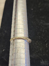 Load image into Gallery viewer, Antique English 1914 9K Gold Croissant Baguette Twist Ring- 1.2 Grams
