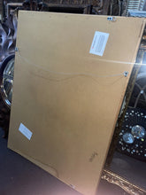Load image into Gallery viewer, #42 Vintage Wood Framed Ornate Gold Beveled Mirror 48” x 36”
