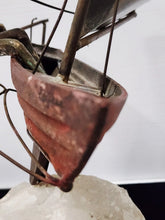 Load image into Gallery viewer, Curtis Jere Bronze &amp; Brass Sailboat Vintage C Jere 1960s Sculpture Artisan House
