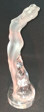 Load image into Gallery viewer, Lalique Frosted Art Glass Nude Dancer With Raised Arms Figurine Signed 9.5" Tall
