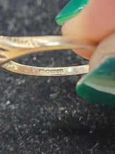 Load image into Gallery viewer, Antique English 1914 9K Gold Croissant Baguette Twist Ring- 1.2 Grams
