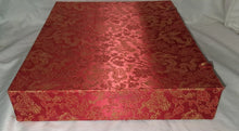 Load image into Gallery viewer, Chinese Carved Hardwood Rotating Tabletop Screen Panda Scene w/ Silk Box
