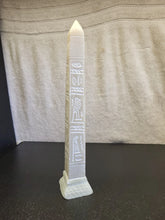 Load image into Gallery viewer, Rare Egyptian Hand made Obelisk with Beautiful Handmade Egyptian Inscriptions
