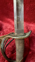 Load image into Gallery viewer, Rare Civil War Original 1851 Dated Ames Cavalry Saber W/ Scabbard, Cabotville
