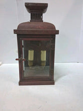 Load image into Gallery viewer, Suffork Lighting Pediment 13”, 2-Light Outdoor Wall Lamp
