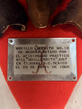 Load image into Gallery viewer, Vintage Mexican Toro Hostelero Bull Head Taxidermy Trophy Mount Tijuana 1969
