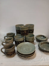 Load image into Gallery viewer, 1940s Otagiri Soma Ware Somayaki Mid-Century Japanese Dish Set- Pieces 15
