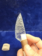Load image into Gallery viewer, All American Glass Knife w/ Deer Antler Handle Flint Knapping by Bo Earls
