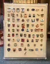 Load image into Gallery viewer, Vintage 1984 Los Angeles Olympics LA84 Sponsor Pin Collection Display 72 Pins
